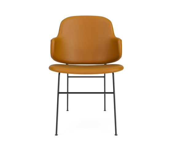 The Penguin Dining Chair, Black Steel / Dakar 0250 | Chairs | Audo Copenhagen