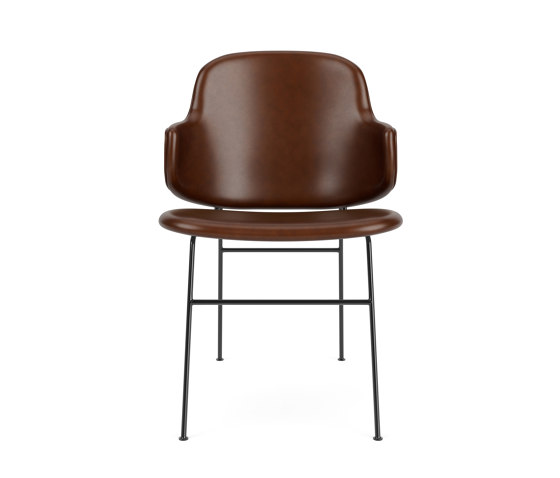 The Penguin Dining Chair, Black Steel / Dakar 0329 | Sillas | Audo Copenhagen
