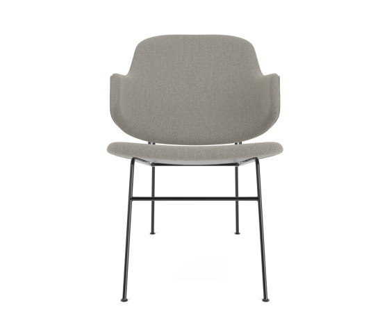 The Penguin Lounge Chair, Black Steel / Re-Wool 218 | Sessel | Audo Copenhagen