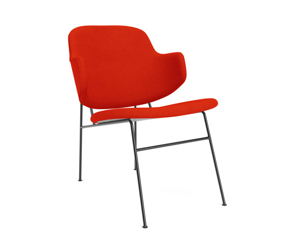 The Penguin Lounge Chair, Black Steel / Hallingdal 65 600 | Poltrone | Audo Copenhagen