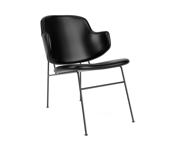 The Penguin Lounge Chair, Black Steel / Dakar 0842 | Armchairs | Audo Copenhagen