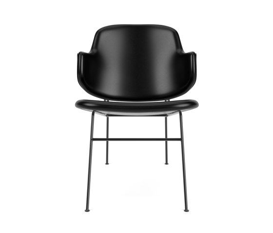 The Penguin Lounge Chair, Black Steel / Dakar 0842 | Fauteuils | Audo Copenhagen