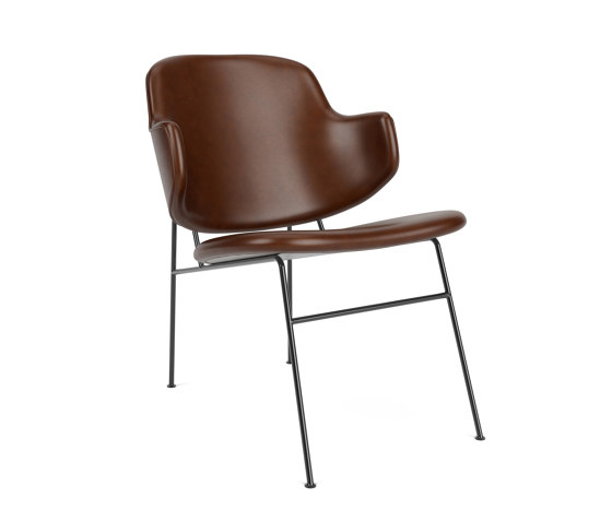 The Penguin Lounge Chair, Black Steel / Dakar 0329 | Sillones | Audo Copenhagen