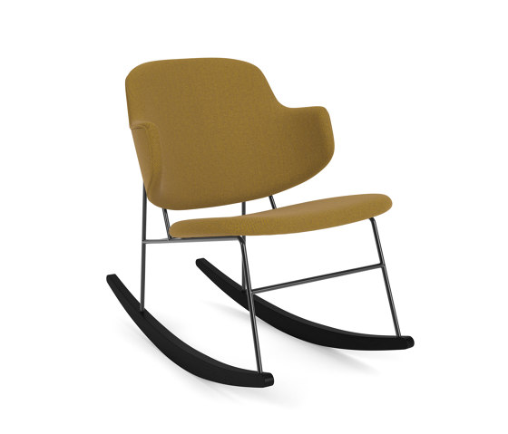 The Penguin Rocking Chair, Black Steel / Re-Wool 448 | Fauteuils | Audo Copenhagen