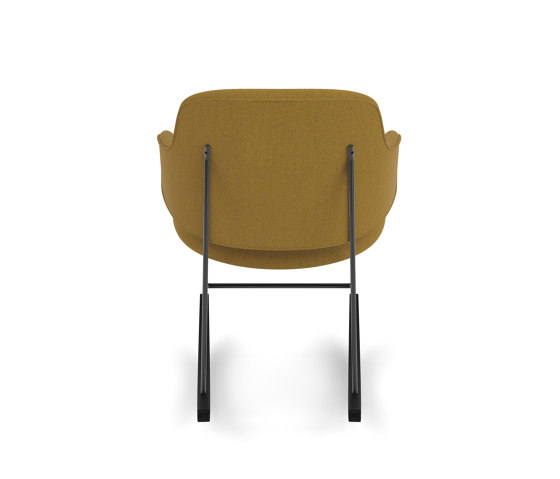 The Penguin Rocking Chair, Black Steel / Re-Wool 448 | Sillones | Audo Copenhagen