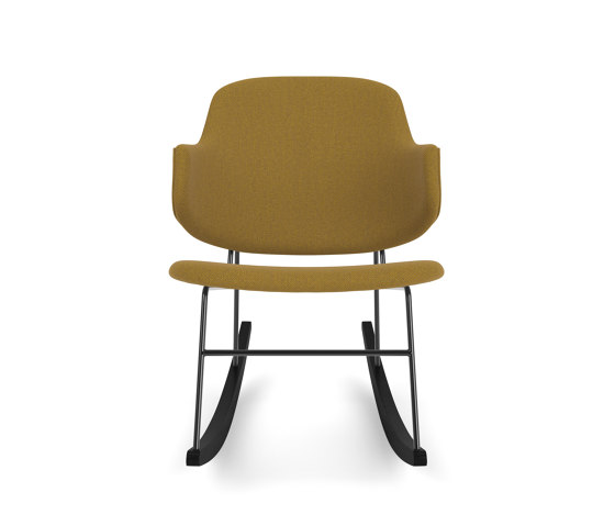 The Penguin Rocking Chair, Black Steel / Re-Wool 448 | Poltrone | Audo Copenhagen