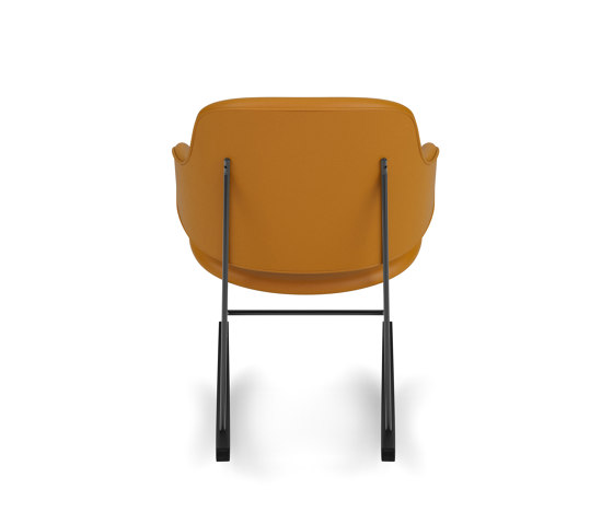 The Penguin Rocking Chair, Black Steel / Dakar 0250 | Armchairs | Audo Copenhagen