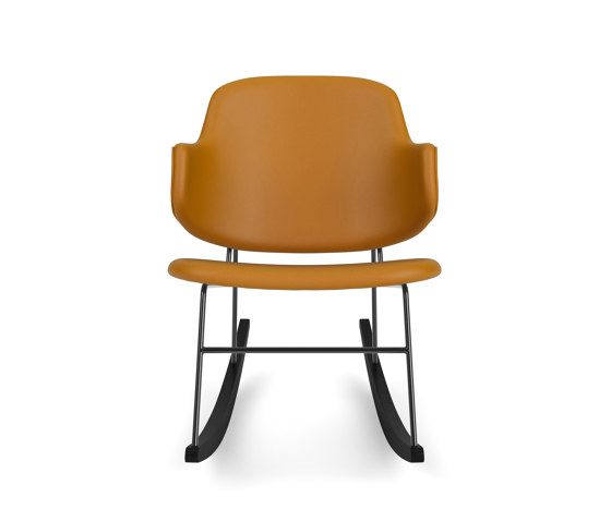 The Penguin Rocking Chair, Black Steel / Dakar 0250 | Poltrone | Audo Copenhagen