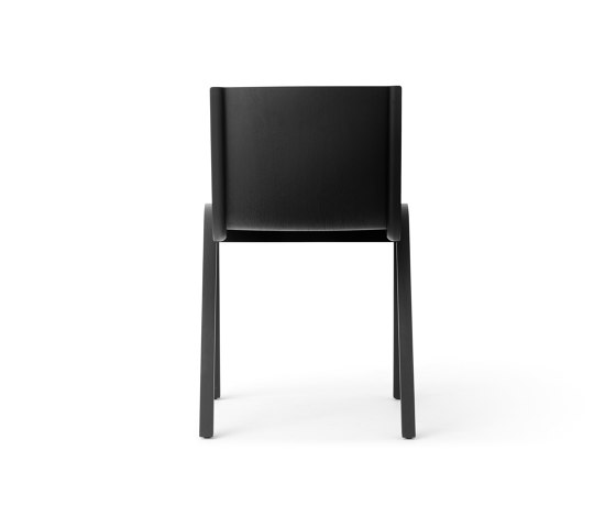 Ready Dining Chair, Seat Upholstered, Black Painted Oak, Hallingdal | Chaises | Audo Copenhagen