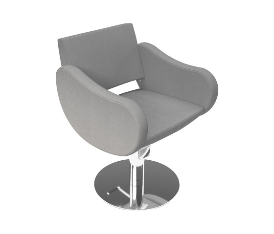 Fifties Supersilver | GAMMASTORE Styling salon chair | Barber chairs | GAMMA & BROSS