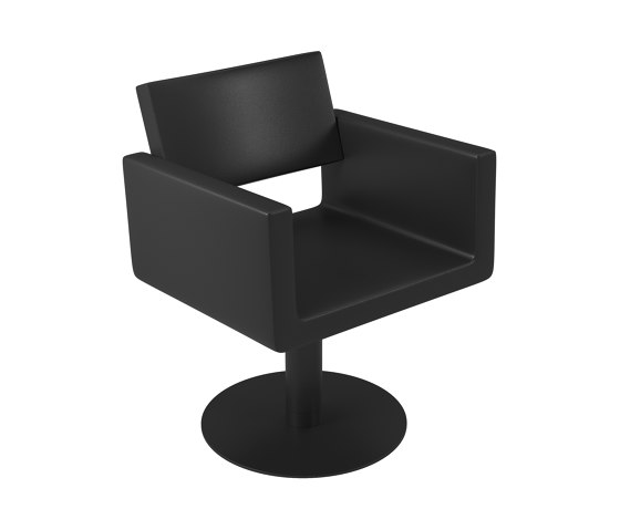 Ushape Superblack  I GAMMASTORE Styling Salon Chair | Barber chairs | GAMMA & BROSS