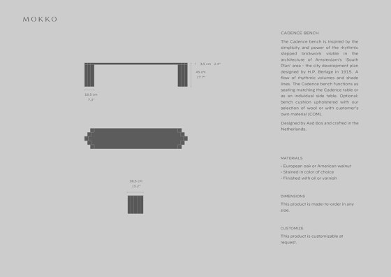 Cadence Table | Mesas comedor | MOKKO