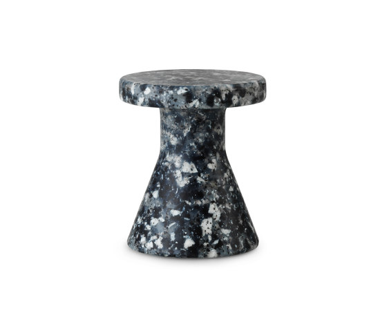 Bit Stool Cone Miniature Black/White | Tabourets | Normann Copenhagen