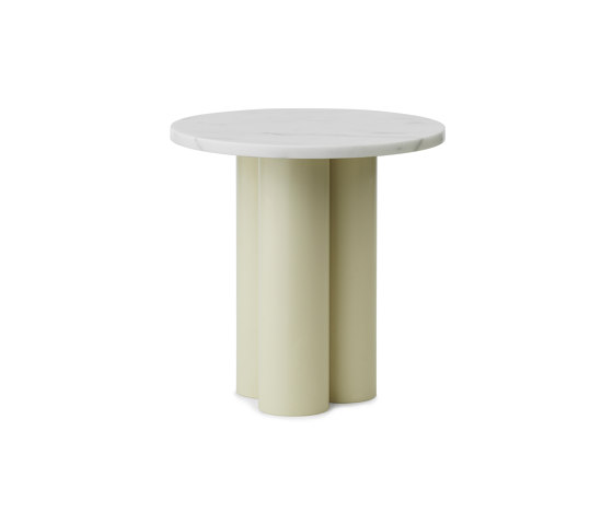 Dit Tisch Sand White Carrara | Beistelltische | Normann Copenhagen