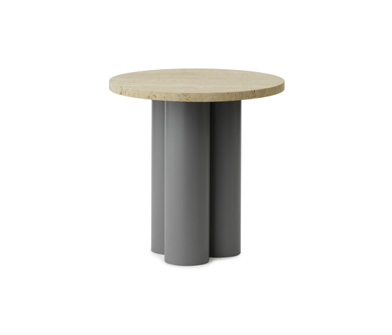 Dit Table Grey Travertine Light | Tables d'appoint | Normann Copenhagen