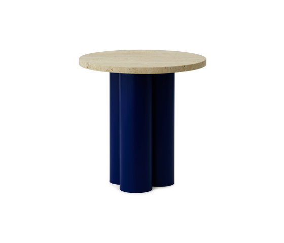 Dit Table Bright Blue Travertine Light | Tavolini alti | Normann Copenhagen