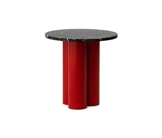 Dit Table Bright Red Portoro Gold | Side tables | Normann Copenhagen