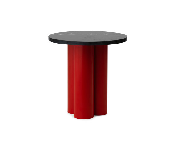 Dit Table Bright Red Nero Marquina | Beistelltische | Normann Copenhagen