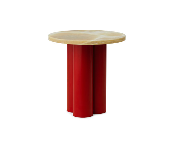 Dit Table Bright Red Honey Onyx | Mesas auxiliares | Normann Copenhagen