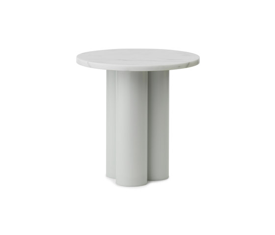 Dit Table Light Green White Carrara | Side tables | Normann Copenhagen