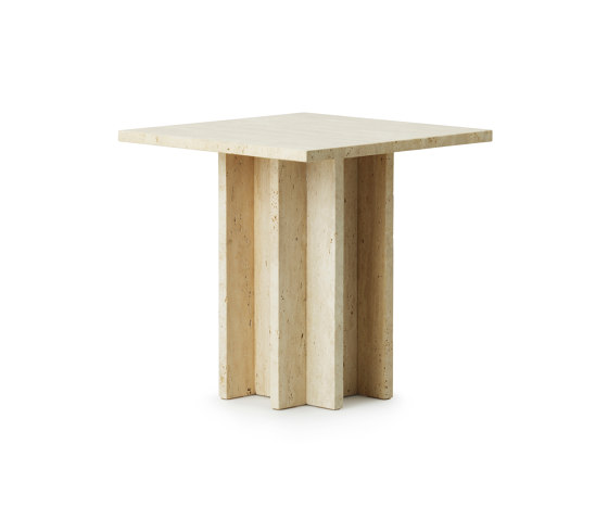 Edge Coffee Table Small Travertine | Tavolini alti | Normann Copenhagen