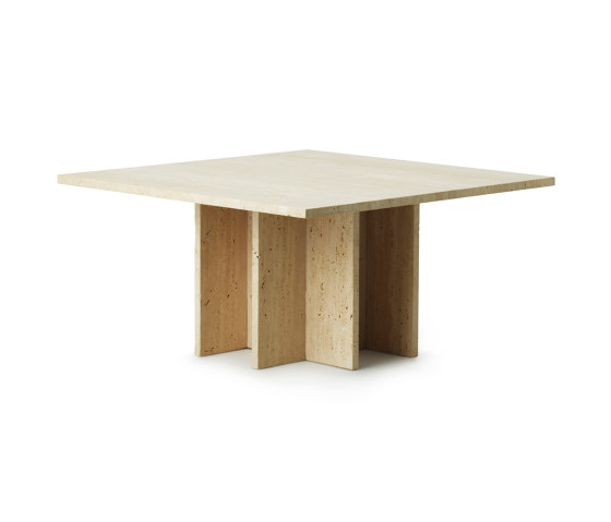 Edge Coffee Table Large Travertine | Tavolini bassi | Normann Copenhagen