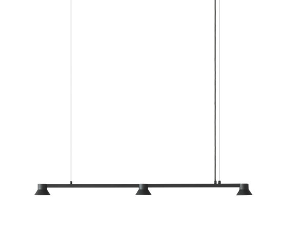 Hat Lamp Linear Small EU Black | Suspended lights | Normann Copenhagen
