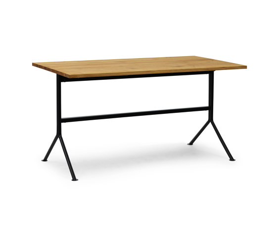 Kip Desk Black Steel Oak | Desks | Normann Copenhagen
