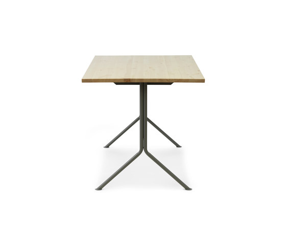 Kip Desk Grey Steel Pine | Desks | Normann Copenhagen