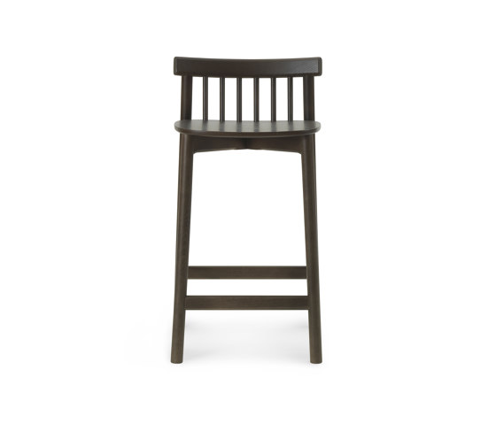 Pind Barstool 65 cm Brown Stained Ash | Counter stools | Normann Copenhagen