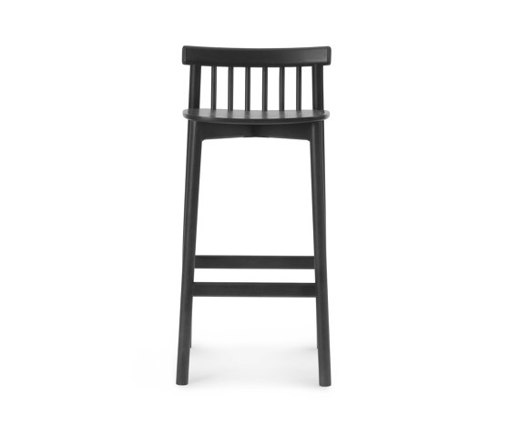 Pind Barstool 75 cm Black Stained Ash | Bar stools | Normann Copenhagen