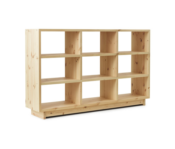 Plank Bookcase High Pine | Shelving | Normann Copenhagen