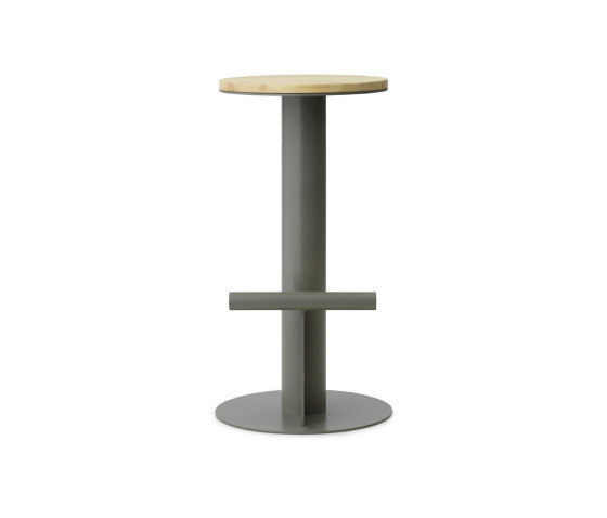 Pole Barstool 75 cm Pine/Grey | Tabourets de bar | Normann Copenhagen