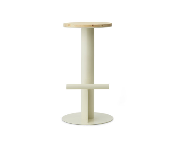 Pole Barstool 75 cm Pine/Sand | Bar stools | Normann Copenhagen