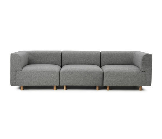 Redo Modular Sofa 3-Sitzer Eiche Beine Hallingdal | Sofas | Normann Copenhagen