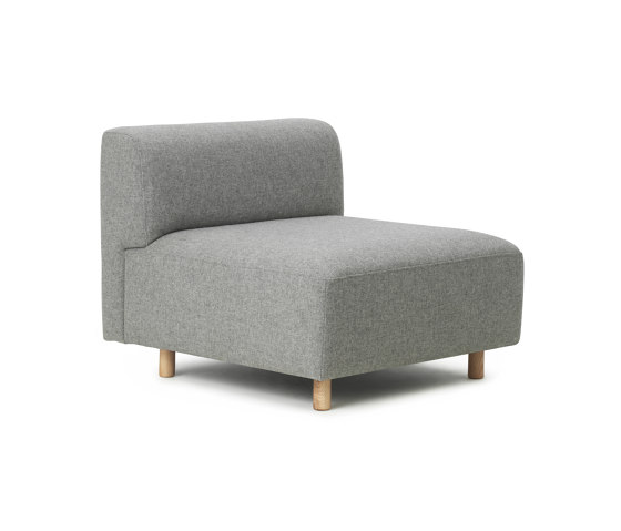 Redo Modular Sofa 110 Center Oak Legs Hallingdal | Poltrone | Normann Copenhagen