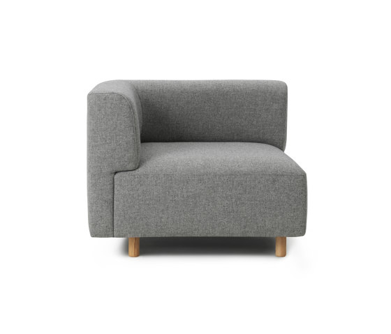 Redo Modular Sofa 150 Armrest Corner Oak Legs Hallingdal | Poltrone | Normann Copenhagen