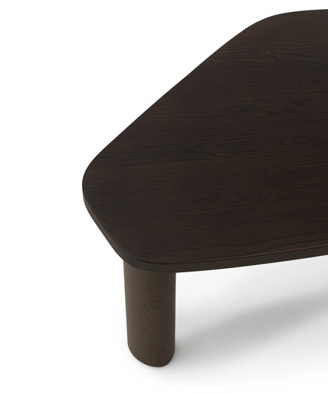 Sculp Coffee Table Large Brown Stained Ash | Coffee tables | Normann Copenhagen