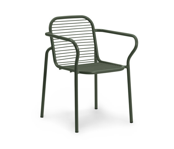 Vig Armchair Dark Green | Chairs | Normann Copenhagen