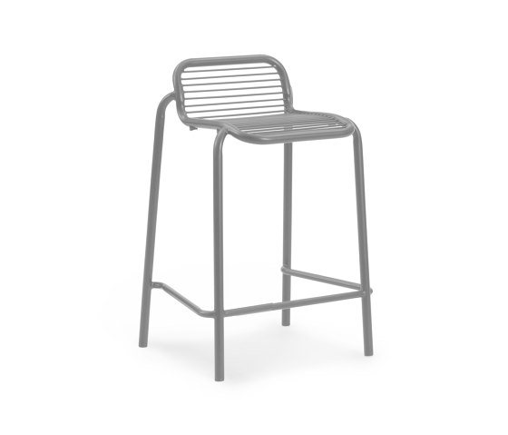 Vig Barstool 65 cm Grey | Counter stools | Normann Copenhagen