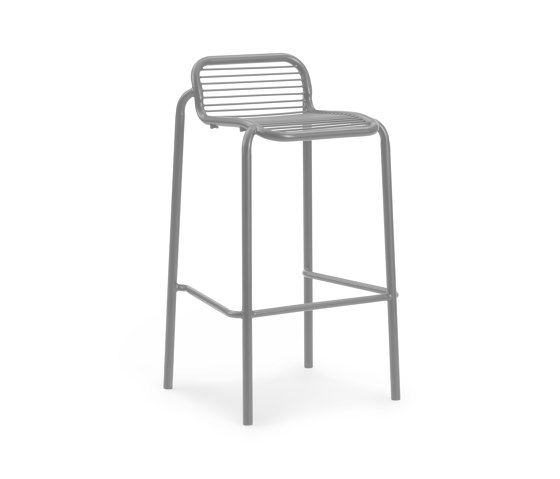 Vig Barstool 75 cm Grey | Bar stools | Normann Copenhagen