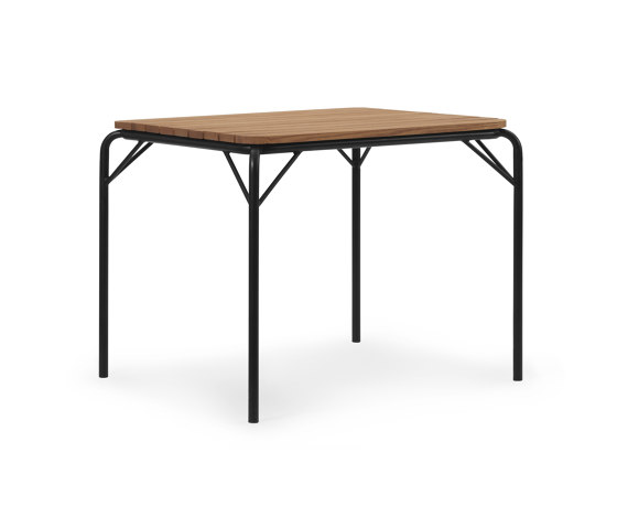 Vig Table 90 x 80 cm Robinia Black | Tables de repas | Normann Copenhagen