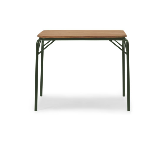 Vig Table 90 x 80 cm Robinia Dark Green | Dining tables | Normann Copenhagen