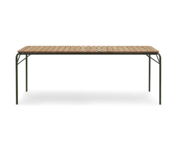 Vig Table 90 x 200 cm Robinia Dark Green | Mesas comedor | Normann Copenhagen