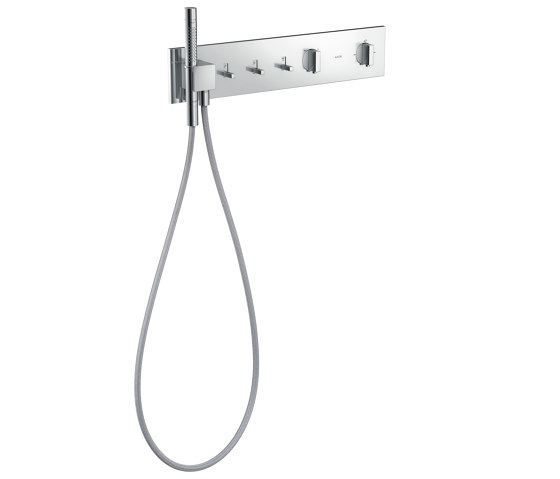 AXOR ShowerComposition Thermostatic module 540/110 for concealed installation for 3 functions | Shower controls | AXOR