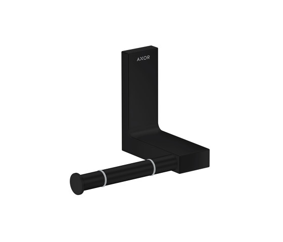 AXOR Universal Rectangular Accessories Toilet paper holder | matt black | Paper roll holders | AXOR