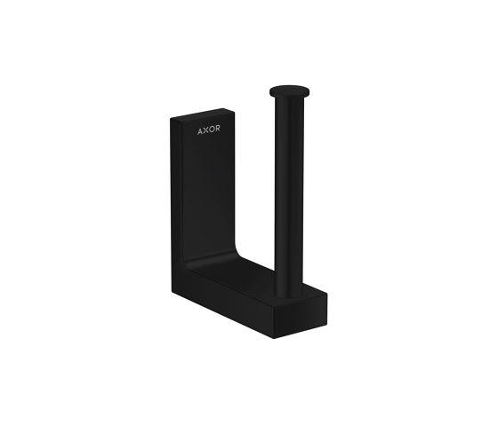 AXOR Universal Rectangular Accessories Porta rotolo di riserva | Nero Opaco | Portarotolo | AXOR