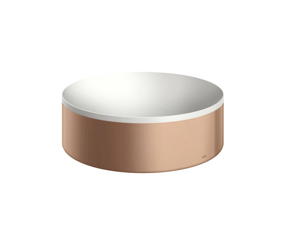 AXOR Suite Wash bowl 300 without tap hole and overflow | Brushed Red Gold | Wash basins | AXOR