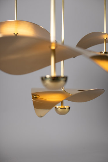 Bonnie Cluster 2 (5 mixed singles) Contemporary LED Chandelier | Suspensions | Ovature Studios