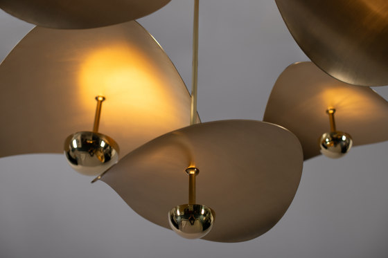 Bonnie Cluster 2 (5 mixed singles) Contemporary LED Chandelier | Lámparas de suspensión | Ovature Studios